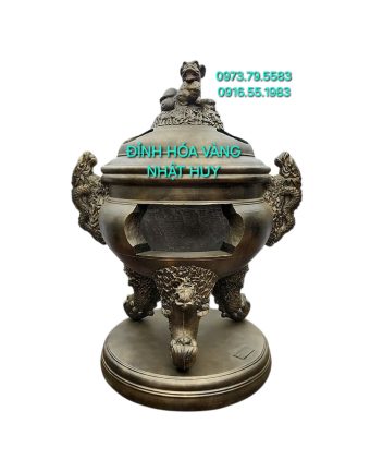 Đỉnh Hóa Vàng Nhị Long 107cm